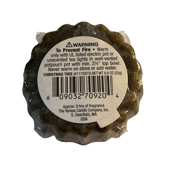 Christmas Tree Yankee Candle Retired Wax Tart Melts Rare Lot Of 17 - Picture 5 of 5